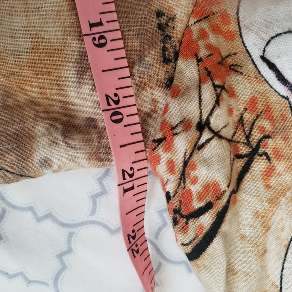 PECK‎ & PECK 100% Linen Abstract Floral Top Small - Picture 6 of 7